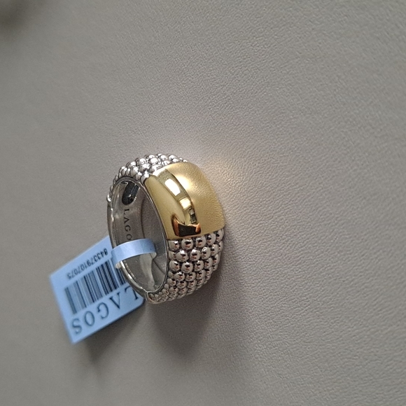 NWT Lagos High Bar Smooth Plate ring - Picture 2 of 16